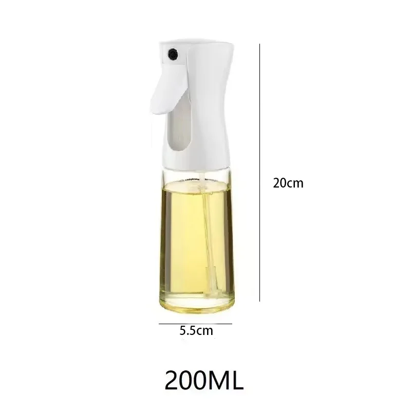1PC 200ML Spray Bottle Kitchen Household Oil Spray Bottle Food Grade Oil Bottle Spray Atomization Non Hanging Oil Spray Bottle