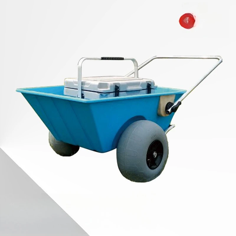 Kayak beach trailers, kayak carts, fishermen's tool carts