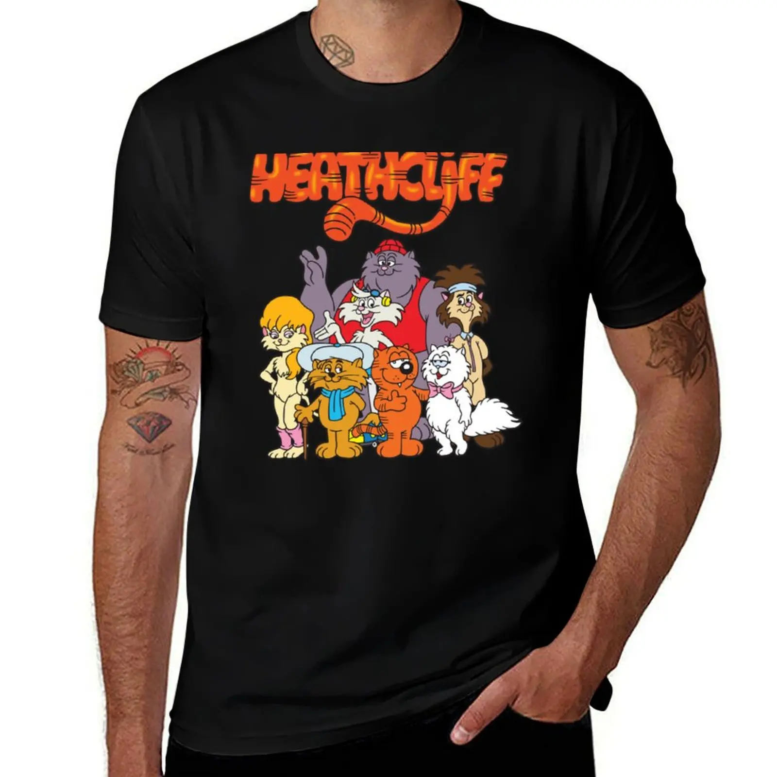 

Heathcliff T-Shirt T-Shirt quick drying Louboutins Anime t-shirt vintage t shirt men