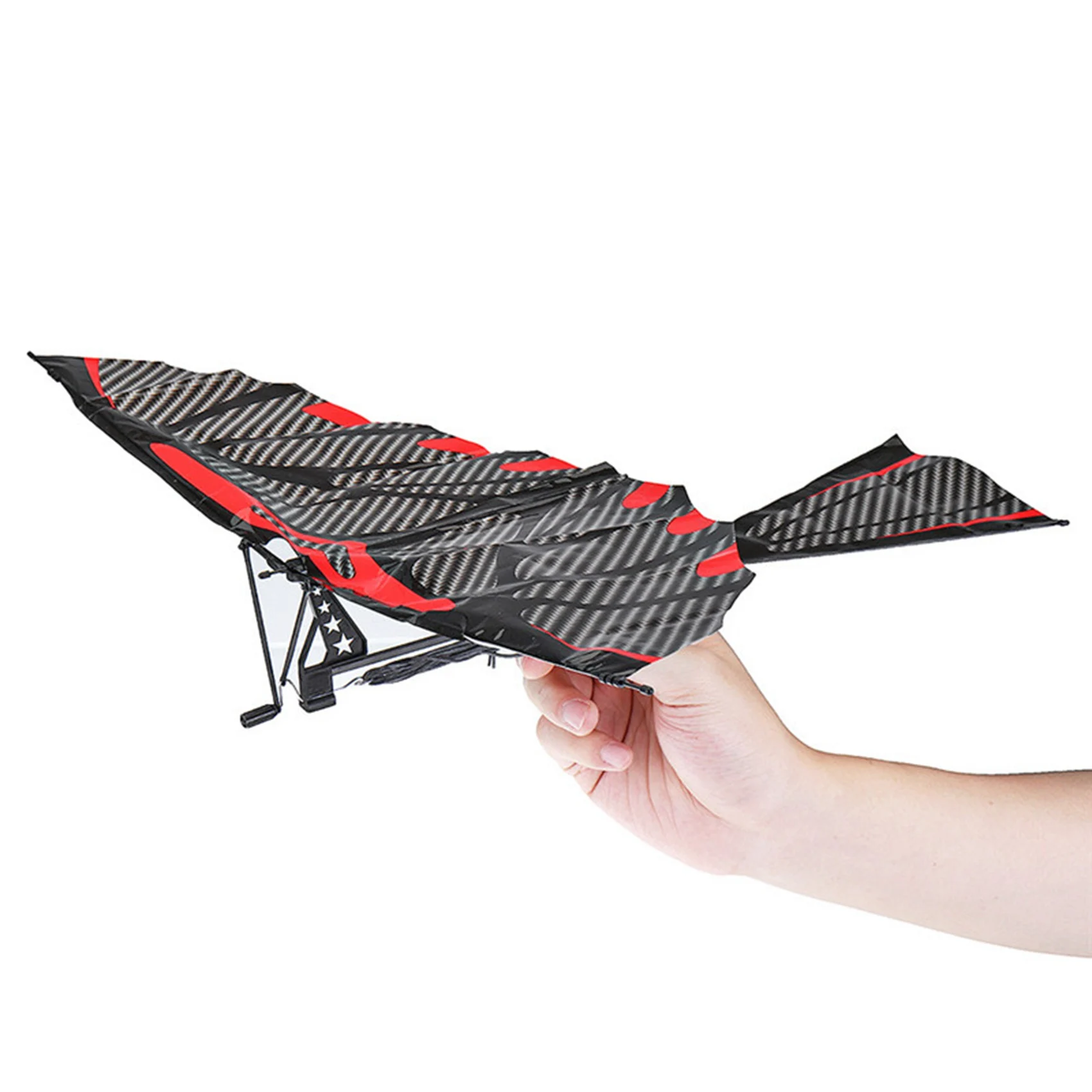 ABVO-3X Carbon Fiber Model Aircraft Assembly Flapping Wing Aircraft DIY Model Aircraft Pterosaur Rubber Band Bionic Aircraft