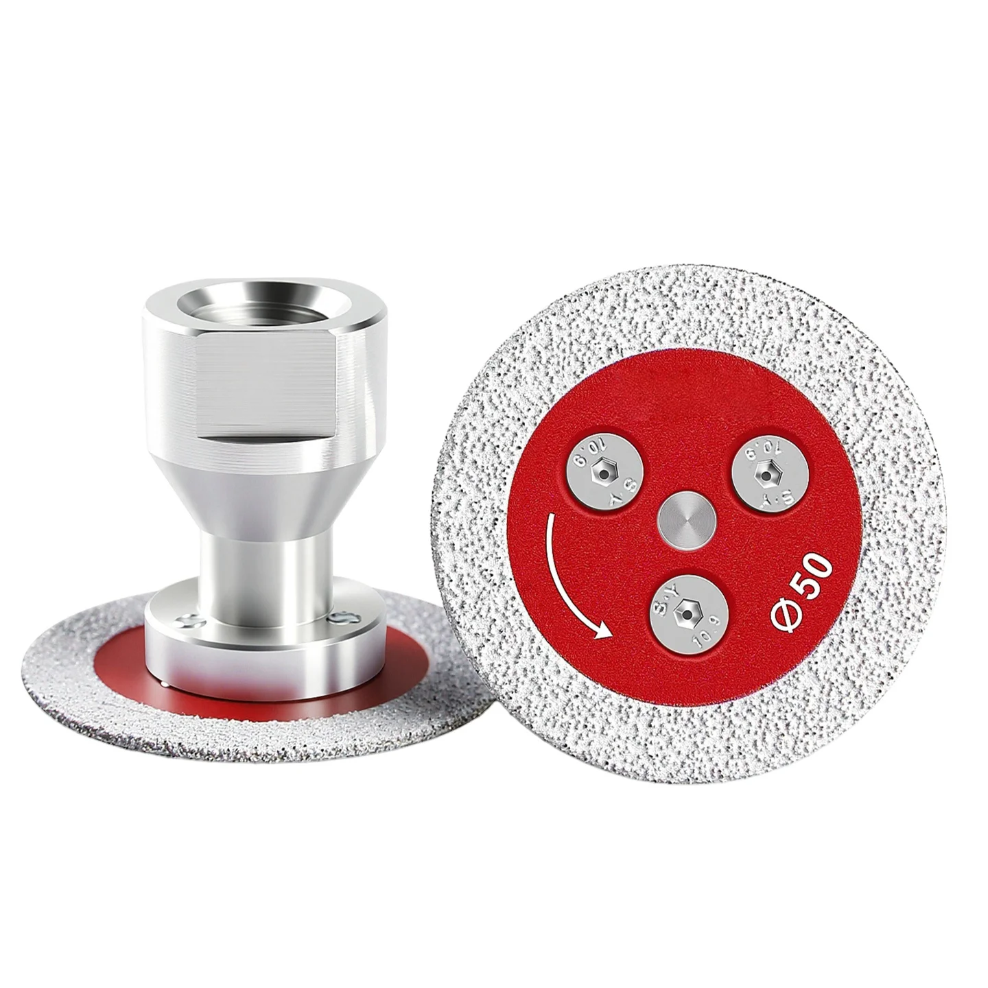 

With M10/M14/5/8"-11 Thread Stone Cutting Disc Granite Concrete Marble Carving Engraving 2 pcs 2Inch 50mm Diamond Mini Saw Blade