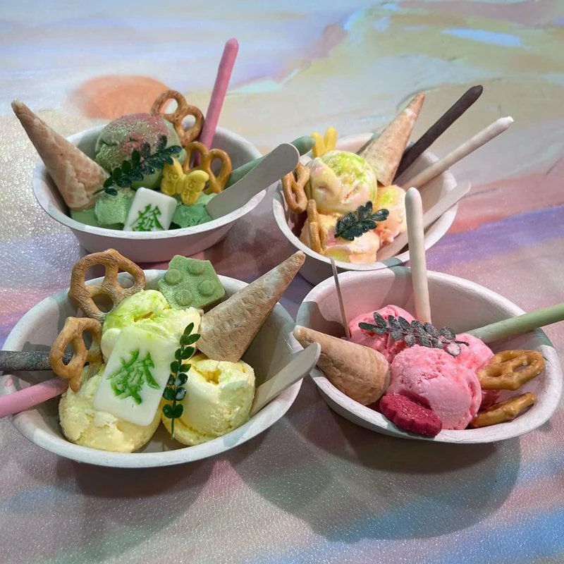 Commercial Professional Compressor Fruit Soft Serve Ice Cream Machine Auto New Model for Sale