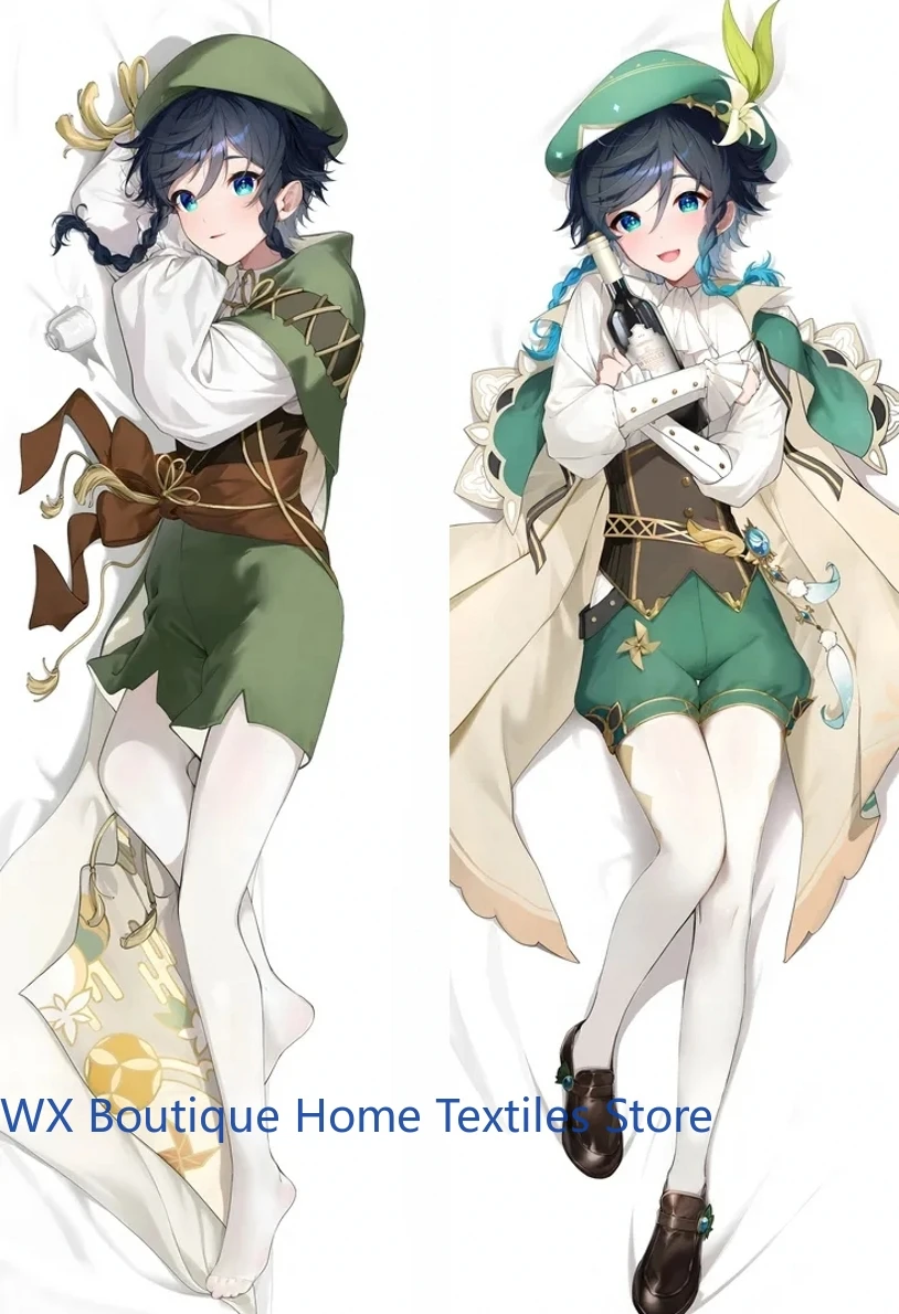 

Игра Impact Barbatos Venti наволочка косплей Dakimakura мультфильм Kawaii для мужчин