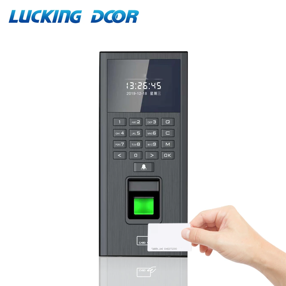 

Biometric Fingerprint Keypad System 125Khz 13.56Mhz RFID Access Control Electronic USB Time Recorder Attendance Machine