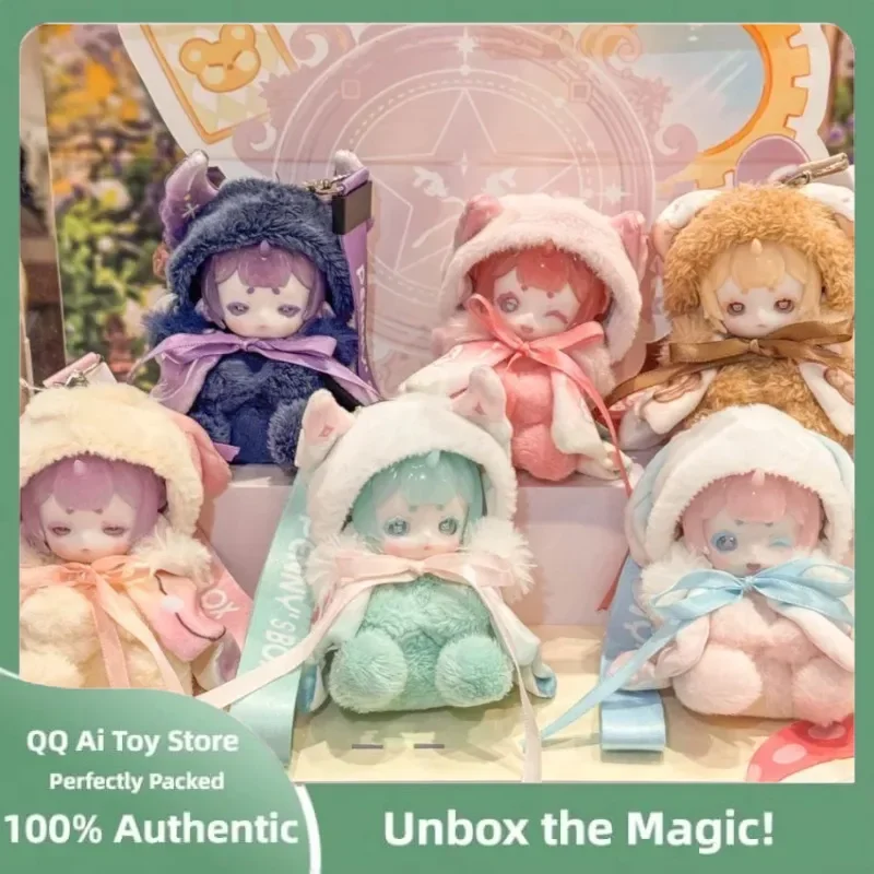 뜨거운 오리지널 페니 박스 Antu Zhangxinxiaobao 시리즈 비닐 블라인드 박스 동물 인형 애니메이션 피규어 장식 카와이 생일 선물