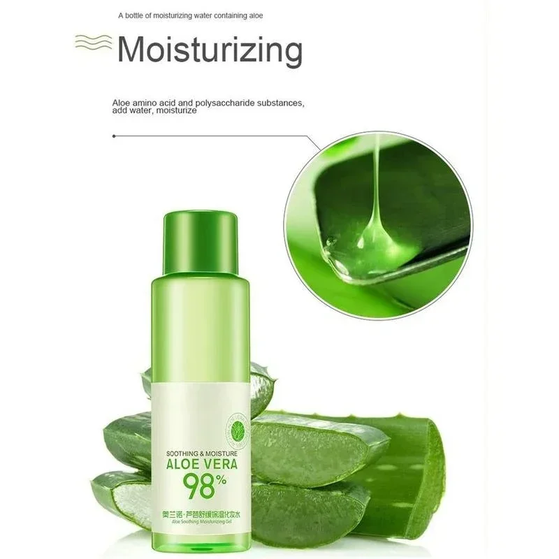 120ml Aloe Vera Face Toner  Tonic Hydration Skin Care  Pore Minimizer Oil Control Makeup Water Toner Soothing Moisture