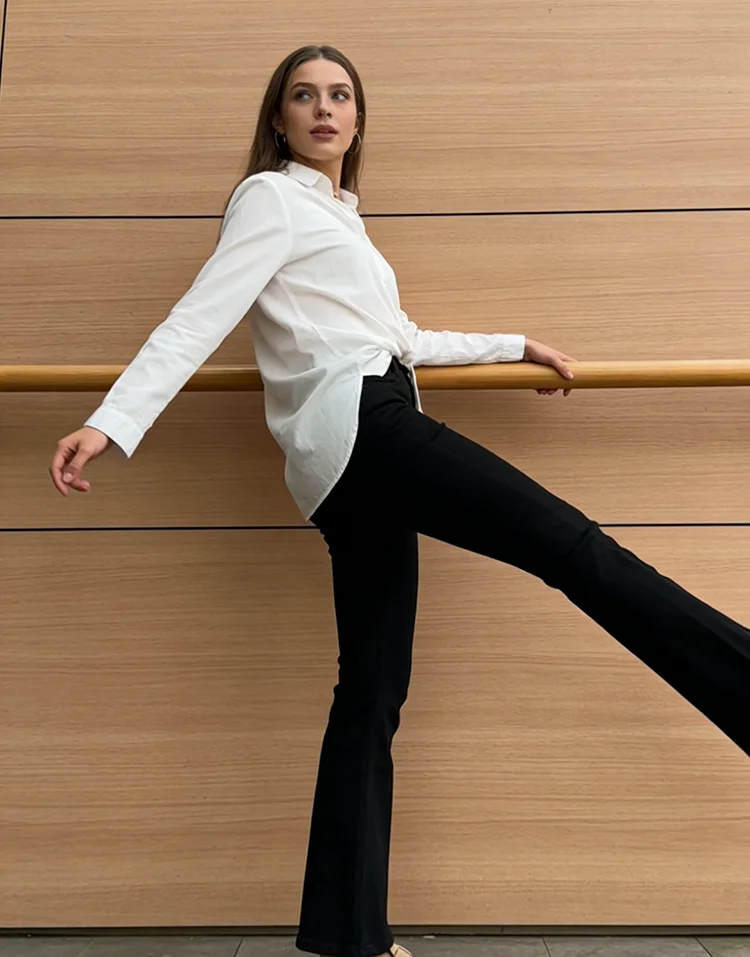 Ausgestellte Jeans Frauen Abnehmen Koreanischen Stil Femme Streetwear Hohe Taille Pendeln Elegante Täglichen Seite-Slit Hosen Y2K Outdoor Ins OL