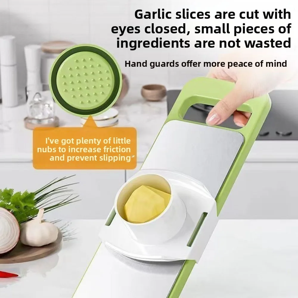 

Multi-Function Vegetable Slicer Multiple Blades Stainless Steel Potato Chopper Extra Thick Easy Clean Vegetable Cutter