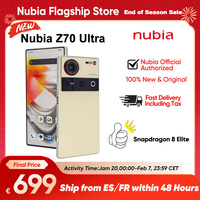 2024 New Nubia Z70 Ultra Snapdragon 8 Elite 5G 6.85 144Hz OLED Display 80W Fast Charging 64MP Camera NFC Global Version Smartphone Google play