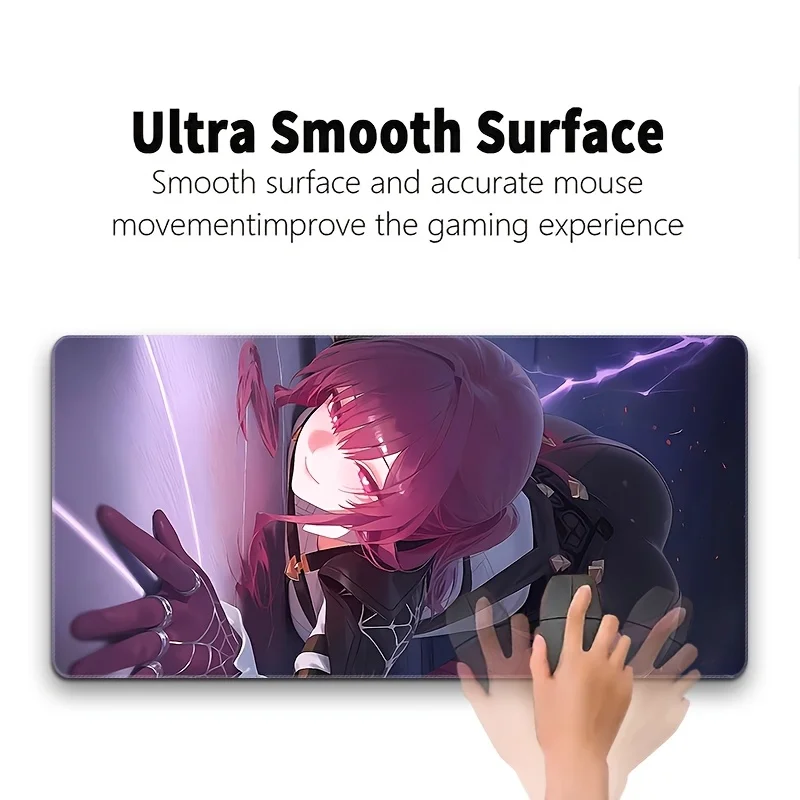 Extra Large Anime Style Game Mouse Pad Rubber Base Anti-slip Desk Accessories Mousepad for Office &Gamer Keyboard Mats Decor Mat