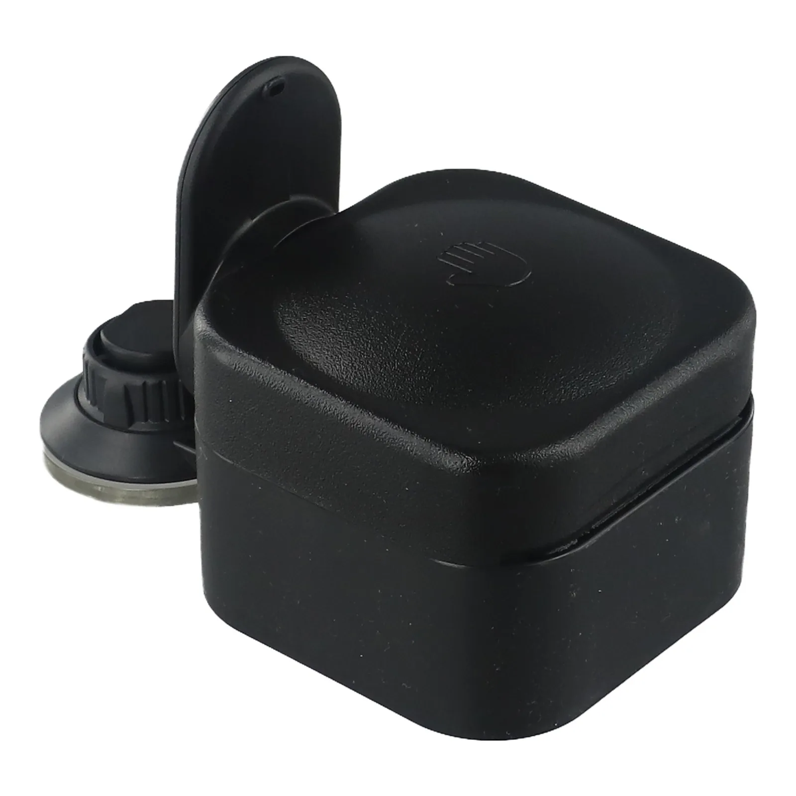 Soap Box Soap Dispenser Bath Accessories 11*8.5*9cm 1pc ABS Black/White Press Type Wall Mounted Easy To Install