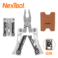 NexTool Silver Blade EDC Tool 14 In 1 Multi Tool Portable Multi-function Thin Pliers Lightweight Multitool Gifts for Men Unique