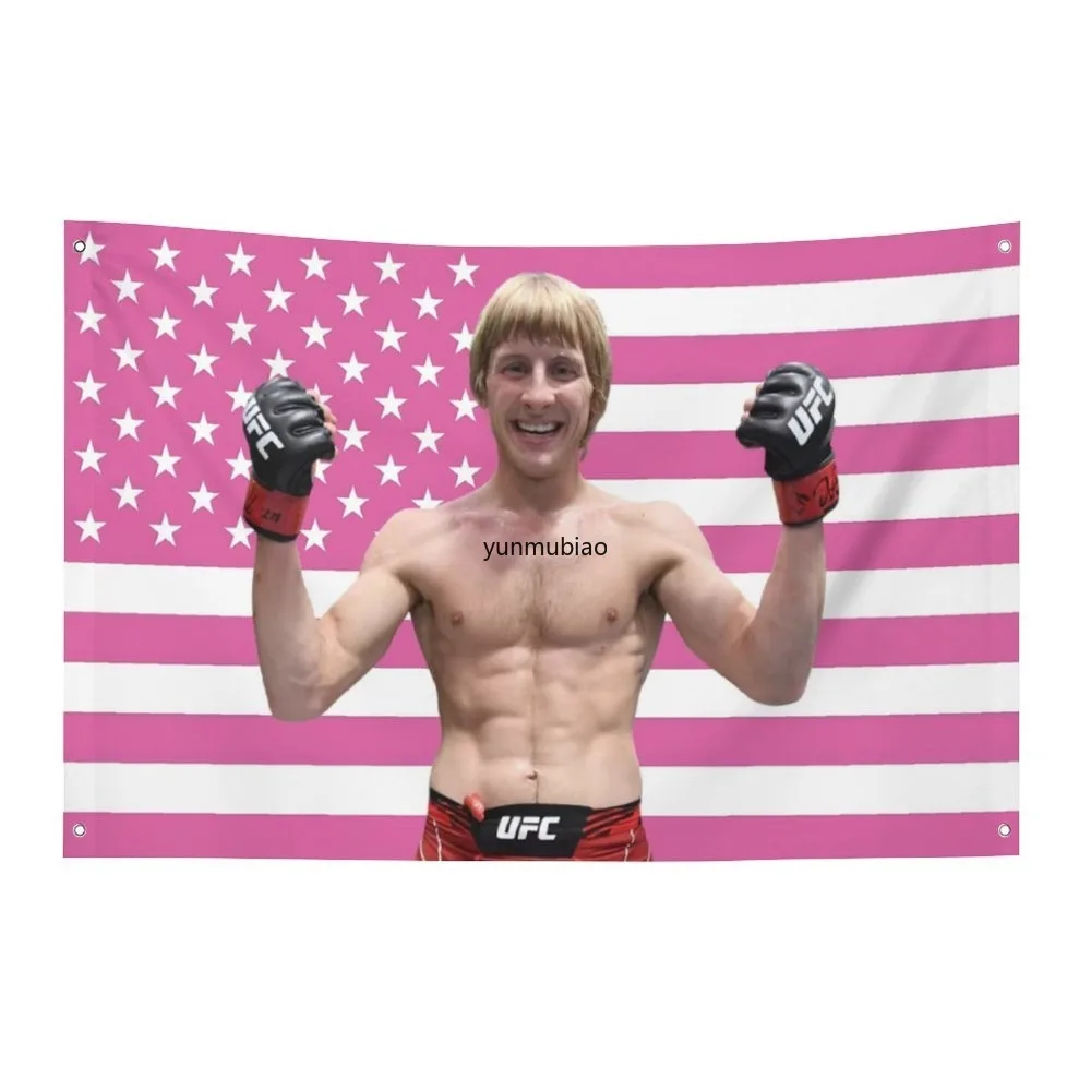 P-Paddy Pimblett Home Decor Custom Flags for Bedrooms Advertising Flaga Room Decorations Garage Decoration Barber Shop Tapestry