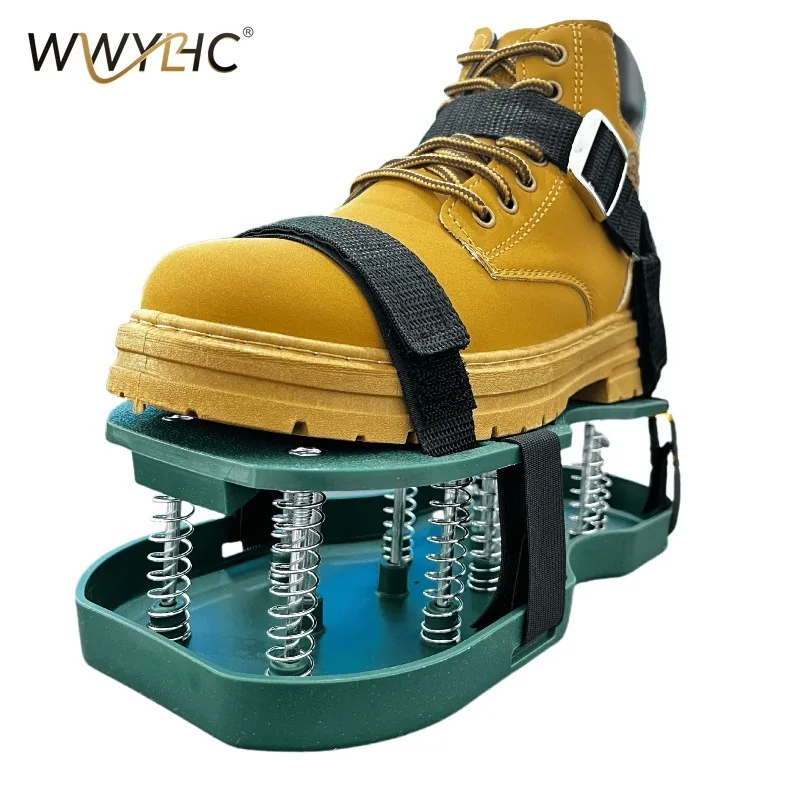 

Lawn Shoes with Retractable Spring Straps for Garden Grass Soil Loosening Yard Gardening Care Work
