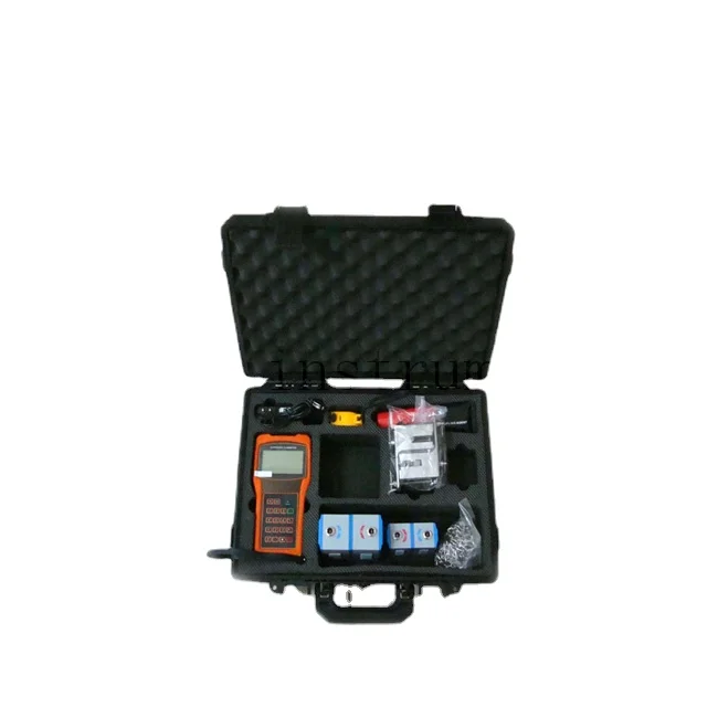 Handheld 5m*2 Cables Measuring Tools and Clamp-on Type Ultrasonic Flowmeter for Flow Collection TEREN