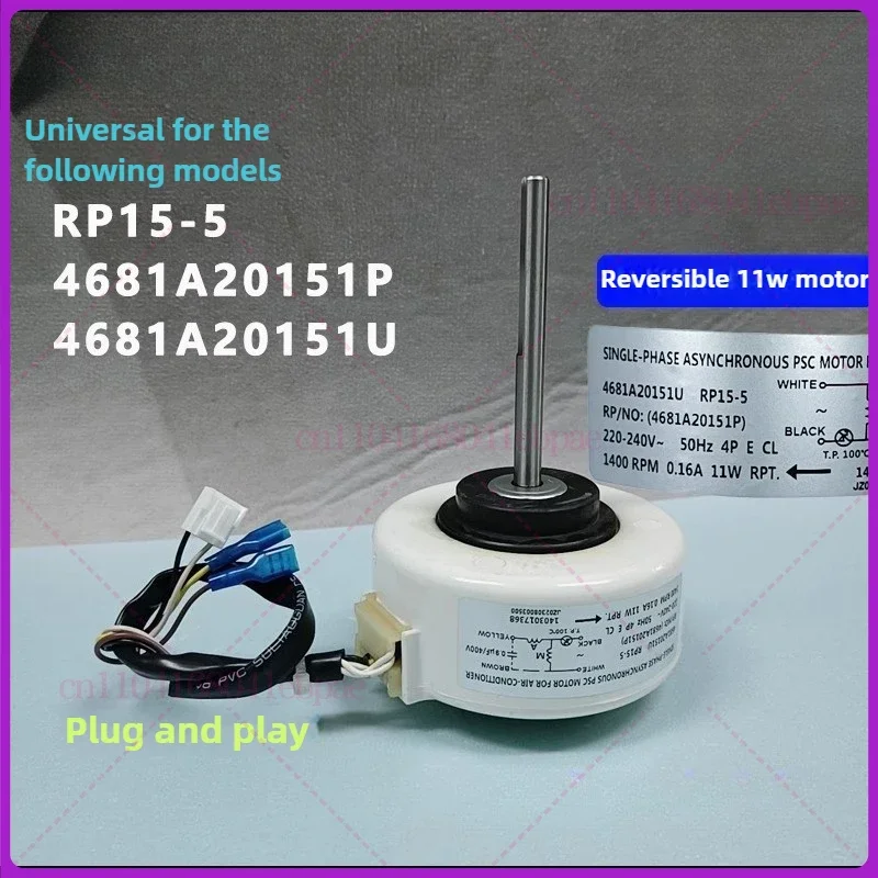 For LG Air Conditioner Fan Motor 4681A20151U 4681A20155P AC220-240V 11W Replacement Parts