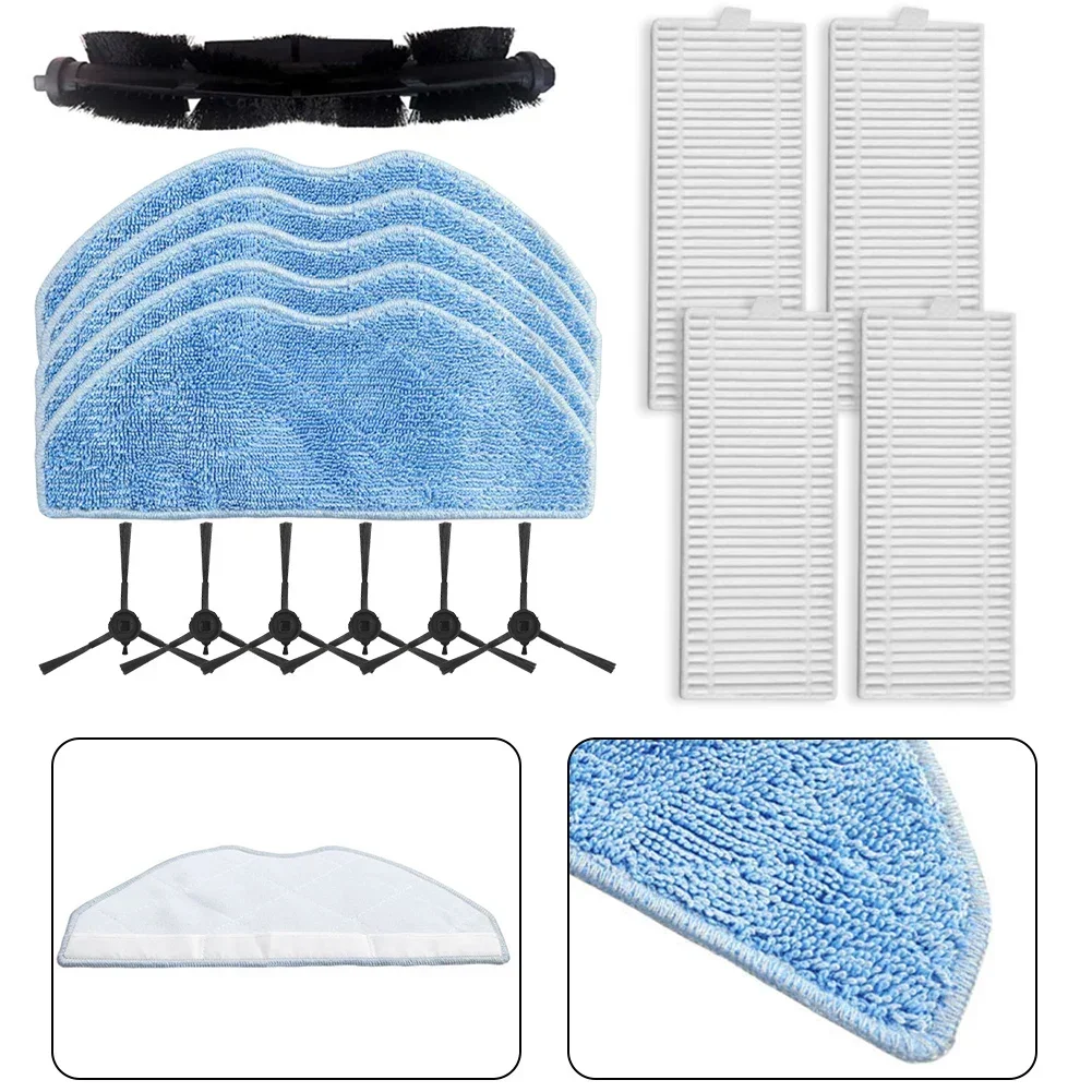 Upgrade Your Cleaning Experience with the Main Side Brush Filter Mop Cloth Kit for Tefal For Xplorer Serie 75 S+ RG8597W