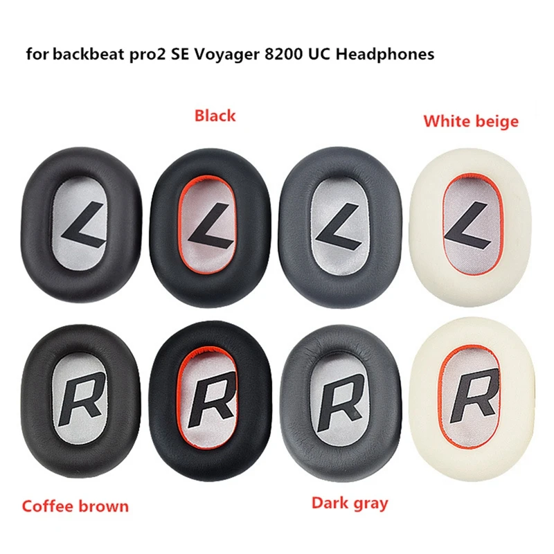 Soft Foam Ear Pads Cushions With Buckle For Plantronics Backbeat Pro 2 SE Voyager 8200 UC Headphones