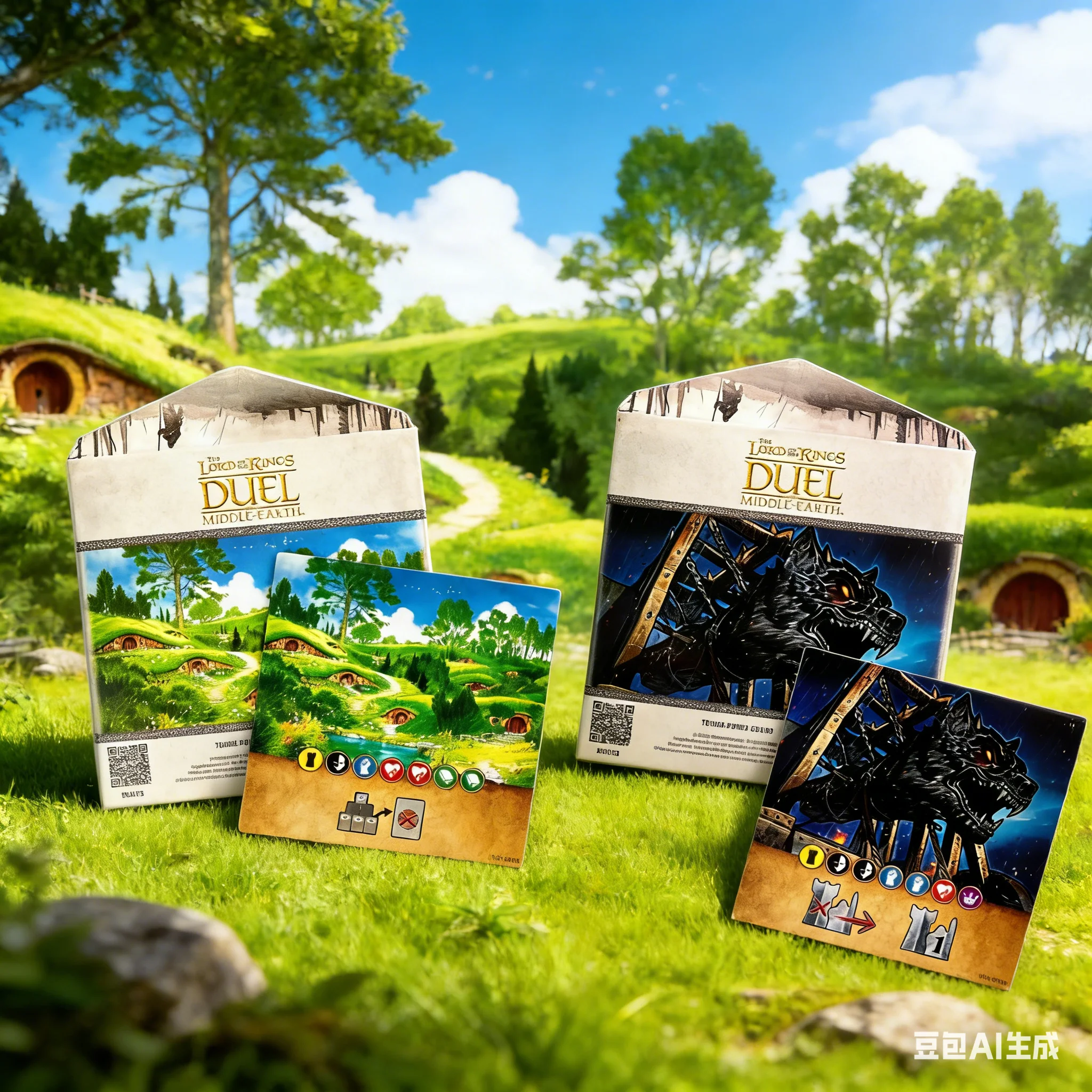 Duel for Middle Earth Brettspiel-Erweiterungskarte Promo-Karte 2 Stück – Detail 1