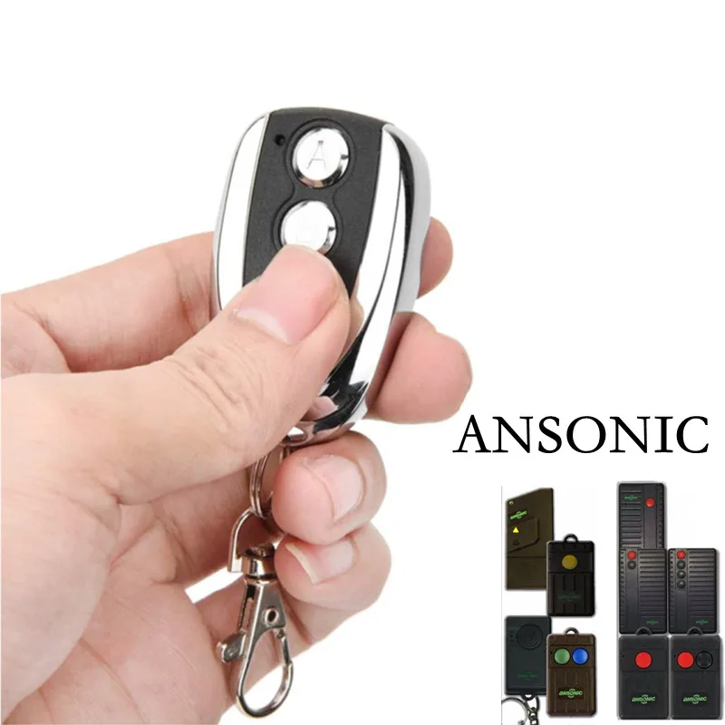 

Copy ANSONIC SF 433-1 SF 433-2E SF 433-3E.SF 433-4E Garage Door Opener 433MHz Gate Key Fob Command