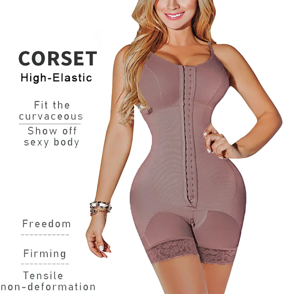 Fajas Colombian Women Compression Garment Slimming Shapewear Corset Waist Trainer Body Shaper Lingerie Sexy corrective underwear