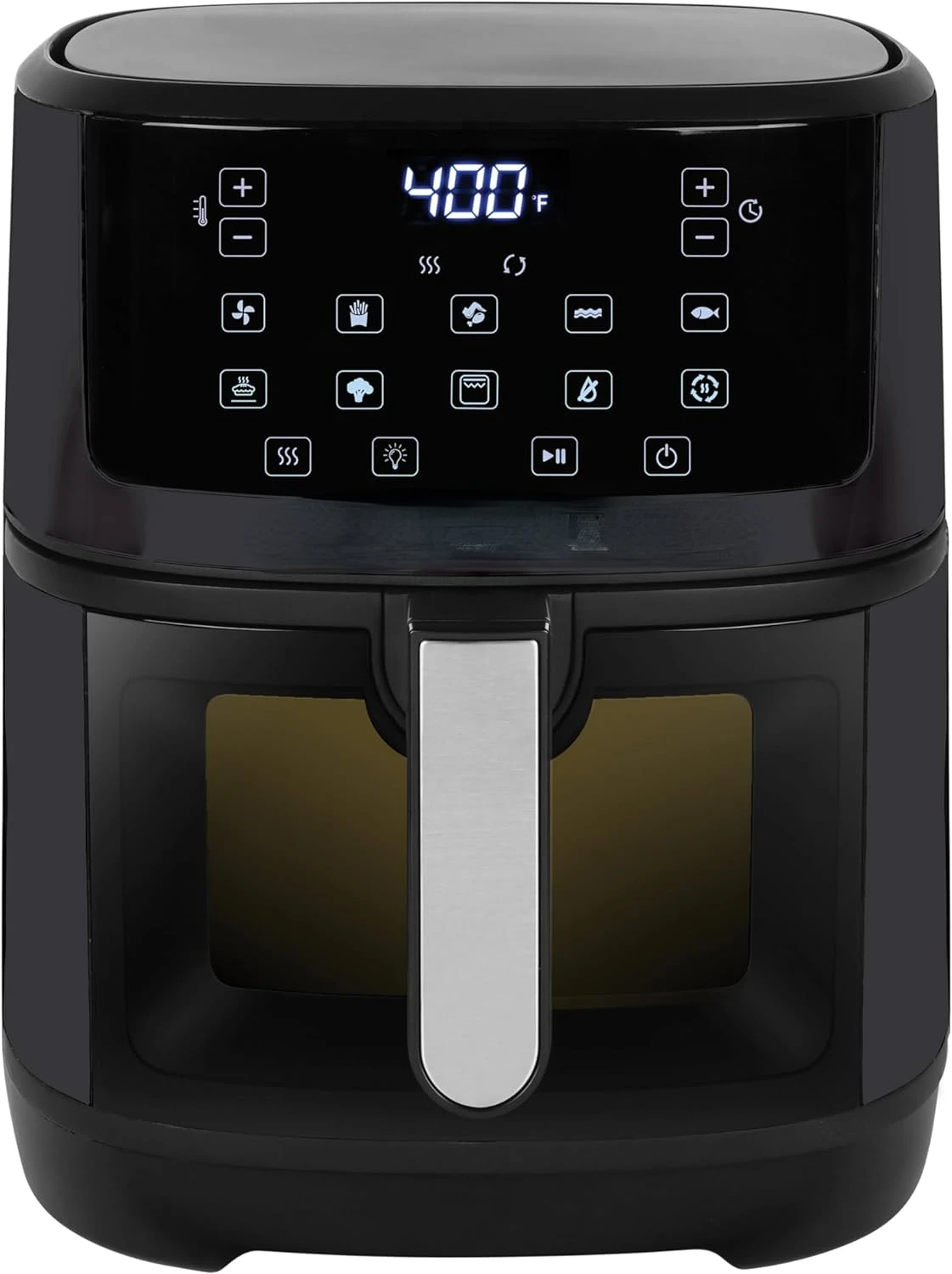 

7 Quart Touchscreen Air Fryer with Window, Black (FT 52324 BK) Mini deep fryer Deep fryer Airfryers