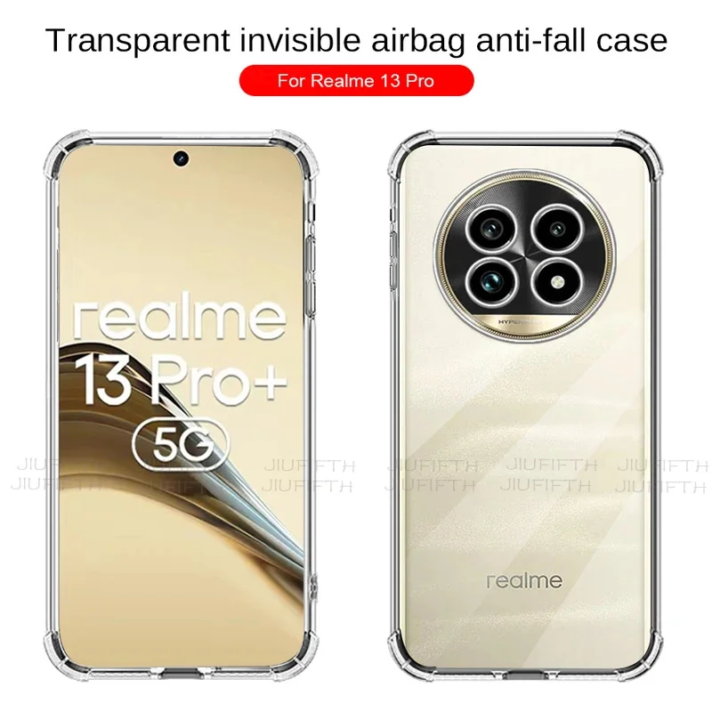 Funda For Oppo Realme 13 Pro Plus + 5G Case Orro Realme 14Pro 14 ProPlus  Clear Airbag Full Lens Anti Drop Soft Protector Shell