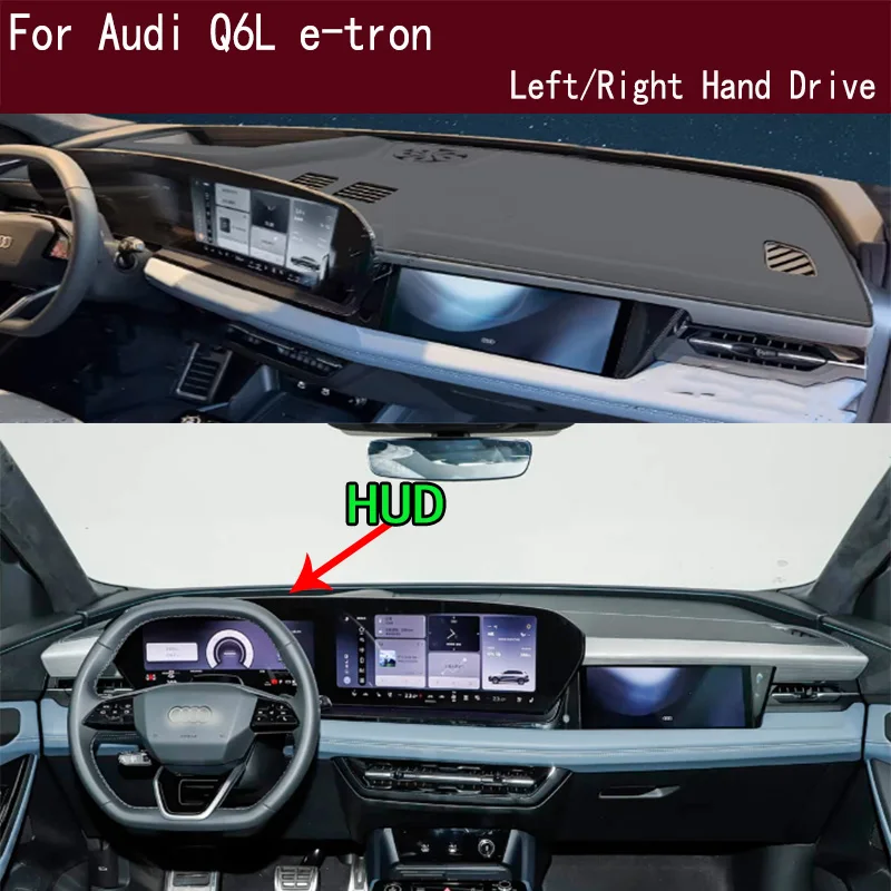 

For Audi Q6L e-tron Dash Mat Dashmat Dashboard Cover Instrument Panel Sunscreen Pad Ornaments