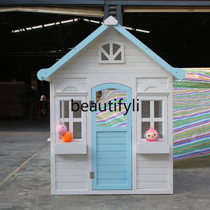 

ssK178 Kindergarten outdoor chalet game room assembly tree house wooden house interactive mobile wooden house customization