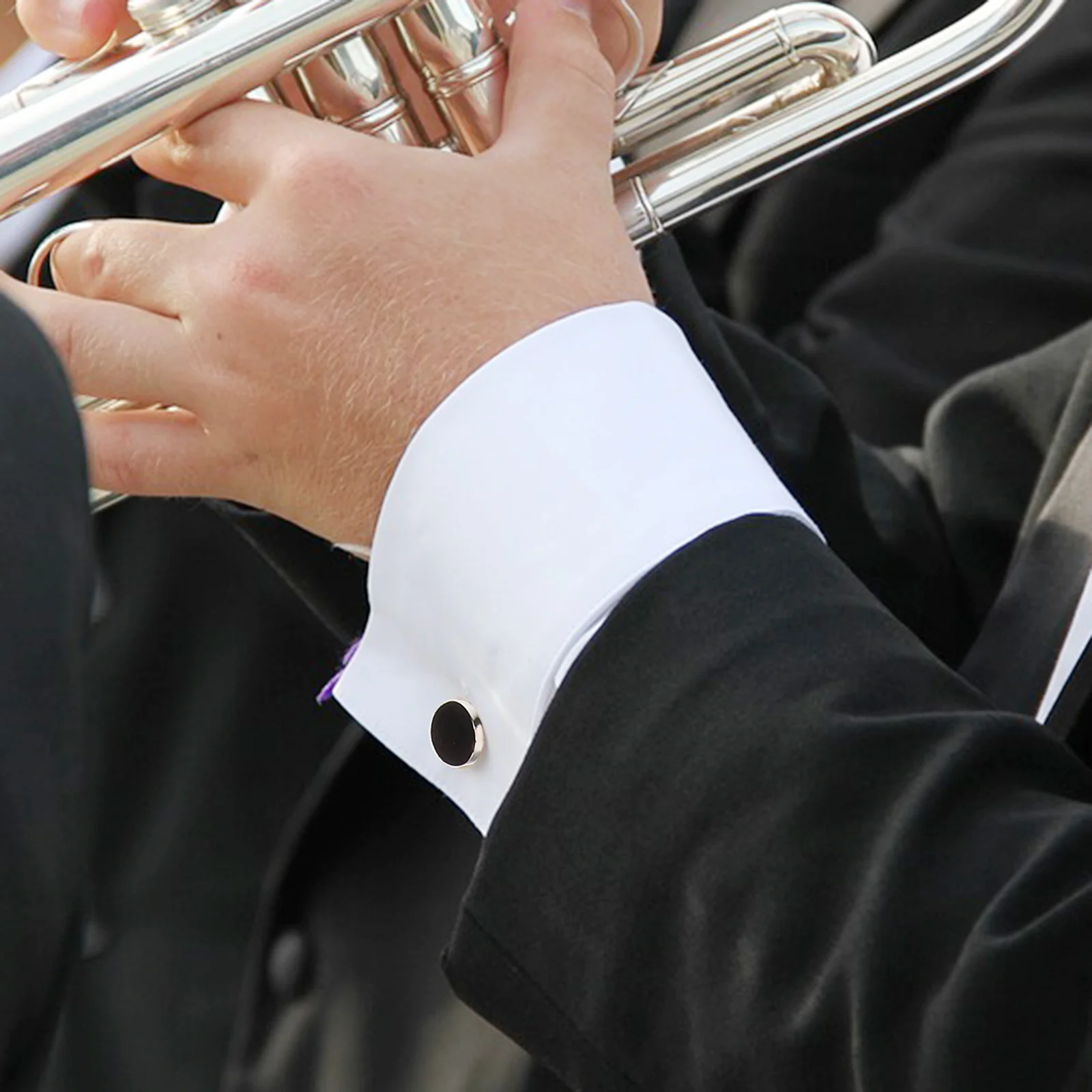 

1Set Mens Bow Tie Handkerchief Cufflinks Groom Wedding Suit Accessories Fashion Charm Cufflinks for Men Tuxedo