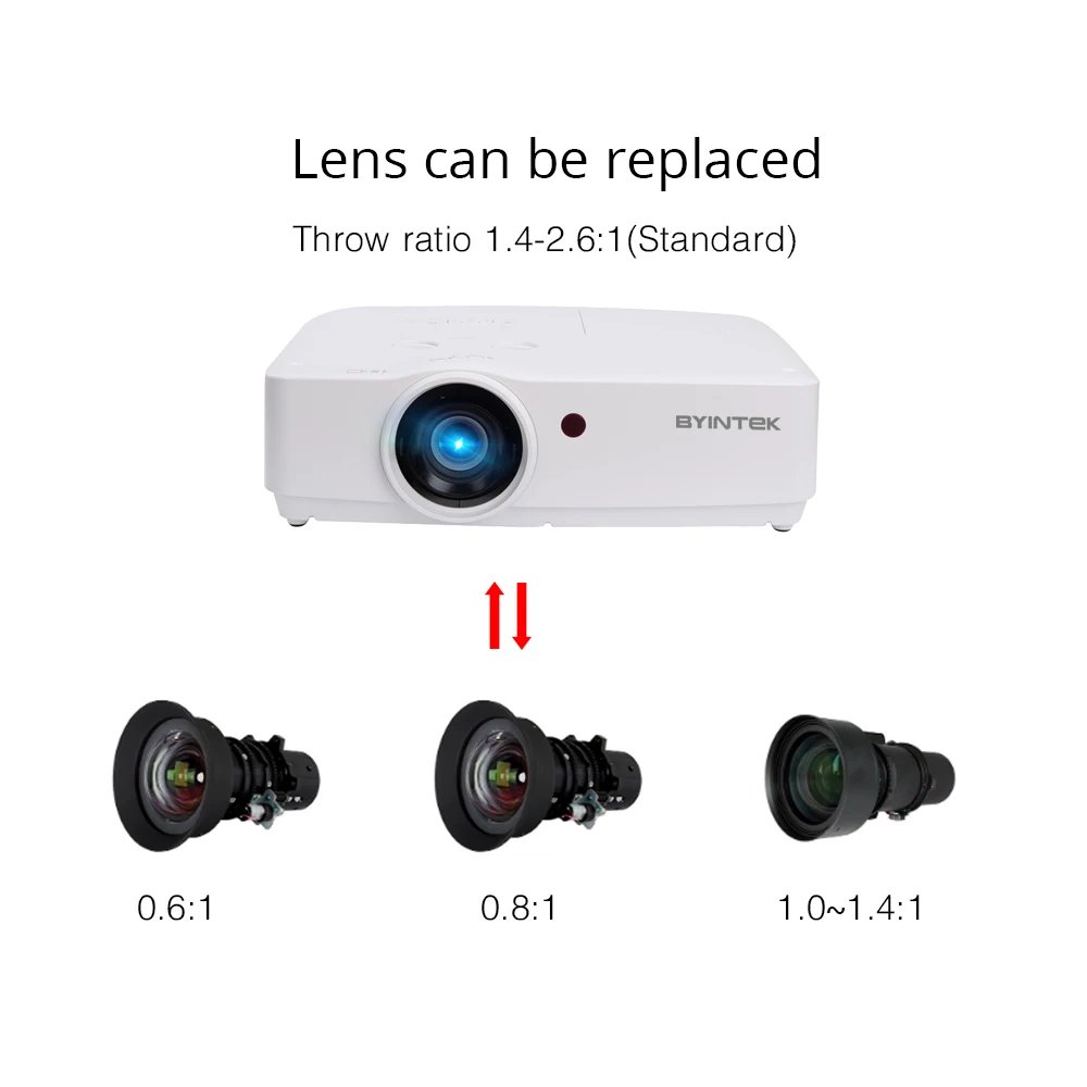 BYINTEK C500X High Light 15000 Lumens Engineering Projector 1024*768 Advertising