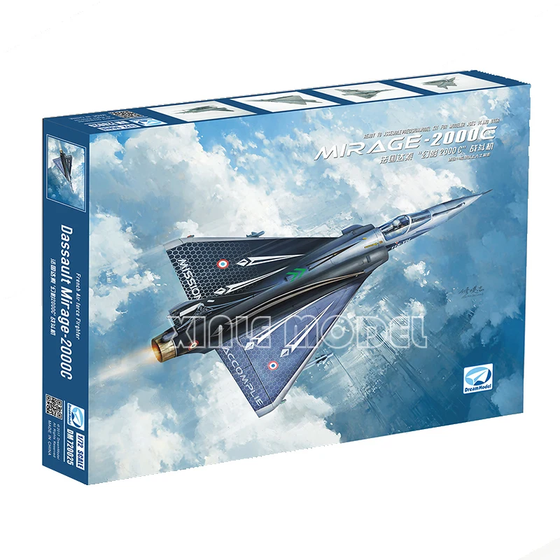 حلم نموذج البلاستيك تجميعها نموذج طائرة عدة DM720025 داسو ميراج 2000C 1/72