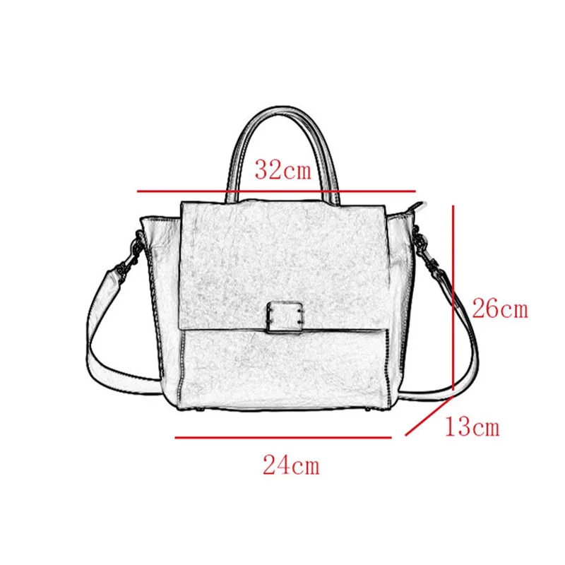 Outdoor daily party niche handmade genuine leather women's handbag designer luxury soft cowhide ladies shoulder crossbody bag