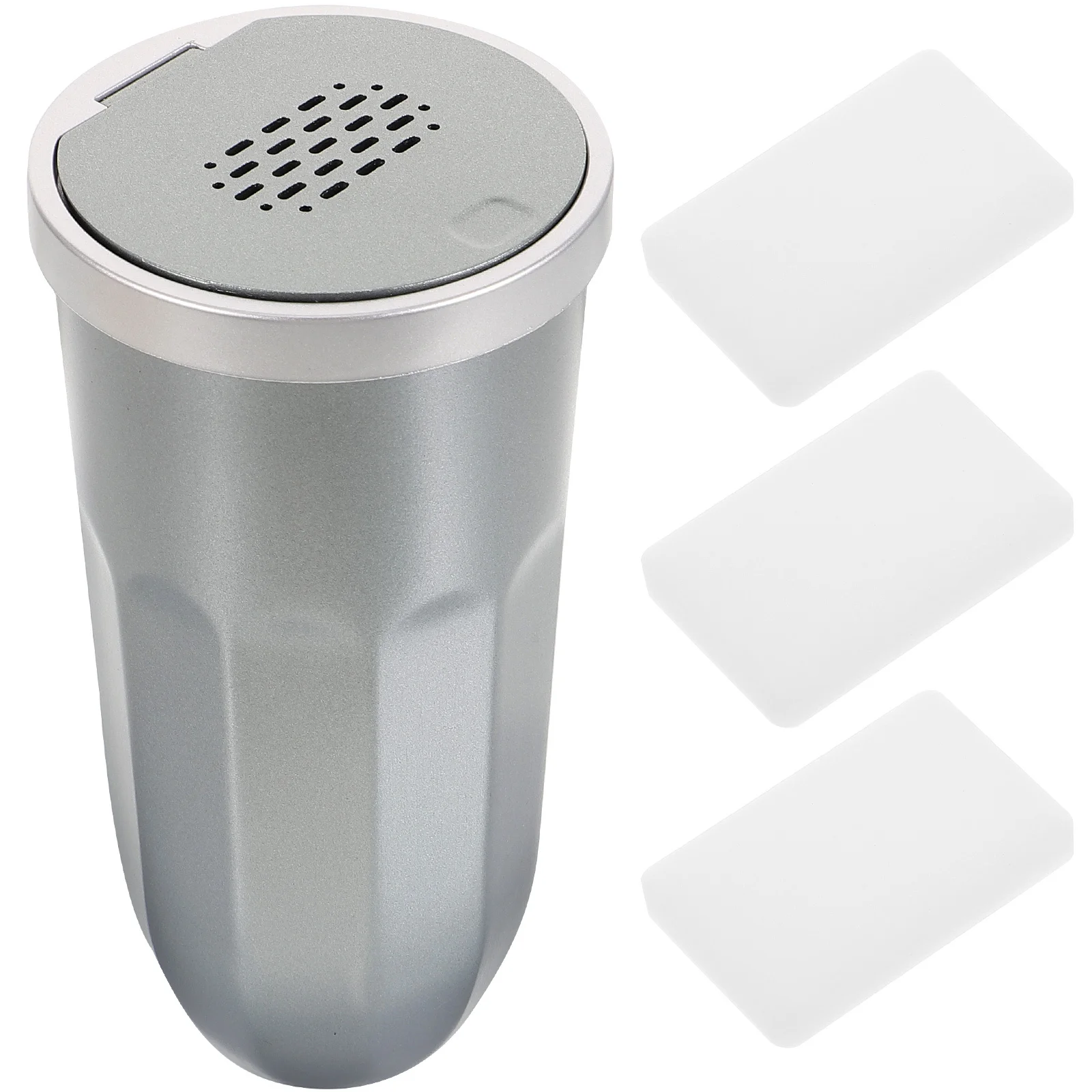

1pcs Car Trash Bin Large Capacity Compact Design Odor Insulating Lid For Car Organizer Auto Accessories Cup Holder