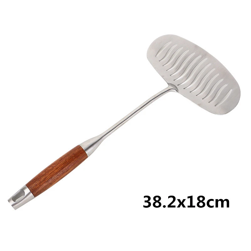 304 Stainless Steel Kitchenware Soup Spoon Fishing Colander Household Kitchen Utensils Frying Shovel Kitchen Tools Cooking Sets