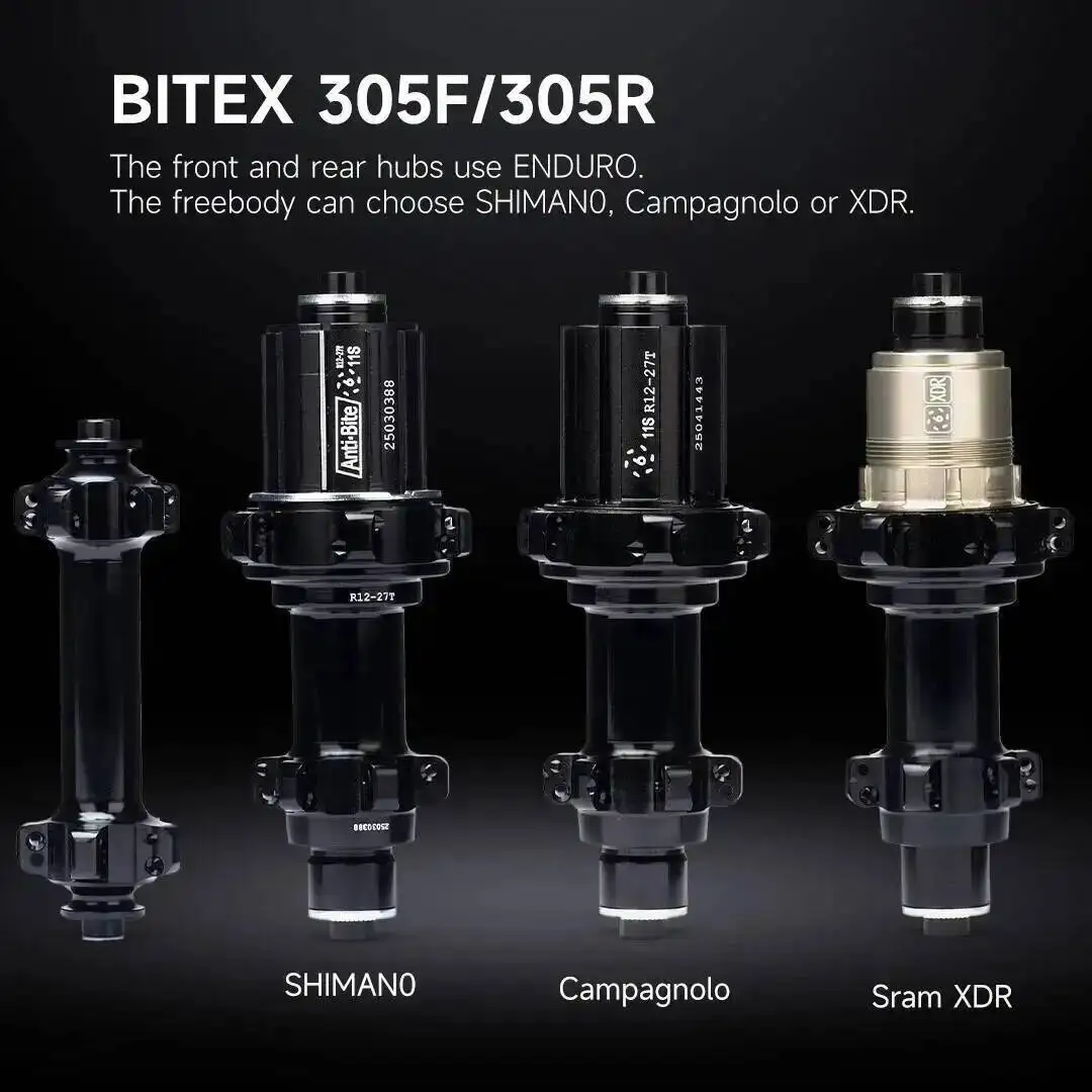 ELITEWHEELS 700C Road Bike Tubeless Wheelset Carbon Fiber Bicycle Wheel Bitex Straight Pull Hub For Clmbing 1282g Only