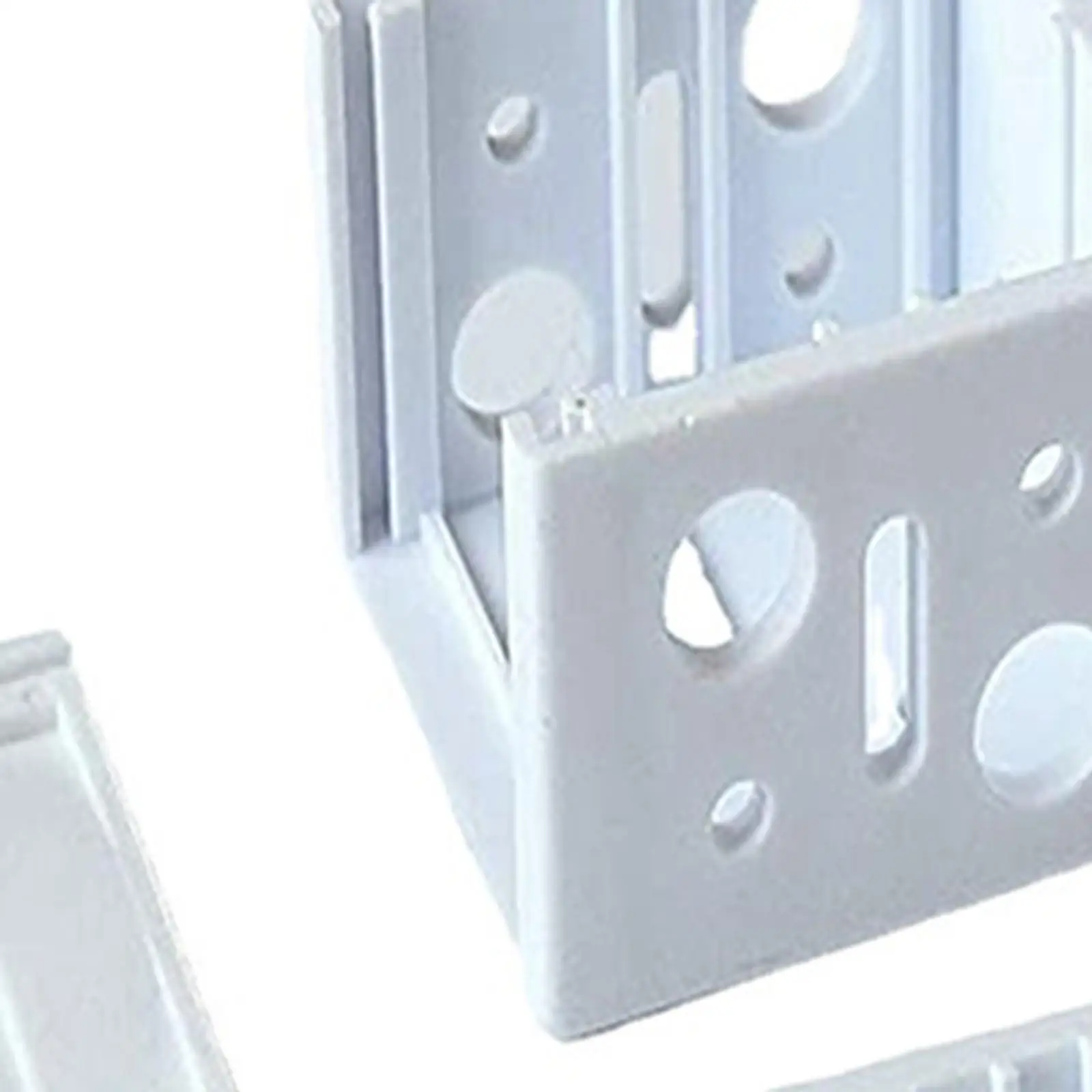 ستائر دعامة حامل حاجز رأس ، دعم مركزي ، ملحقات نافذة ، سهلة التركيب ، أجزاء مكتب منزلي ، ديي ، 2x