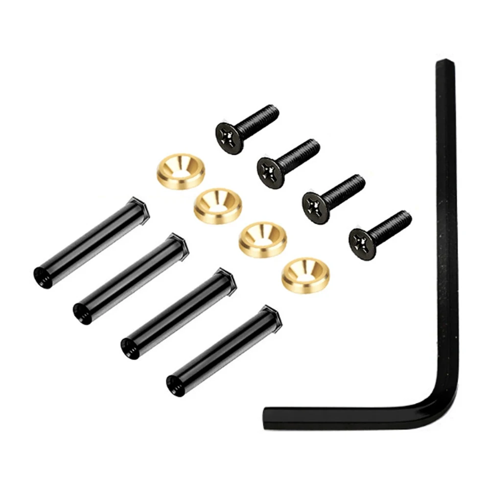 Sekrup Dudukan Kipas Pendingin Set Sekrup Kipas Casing Komputer Pengoperasian Tenang Set Sekrup Kipas Radiator Komputer Logam untuk Kipas Casing PC