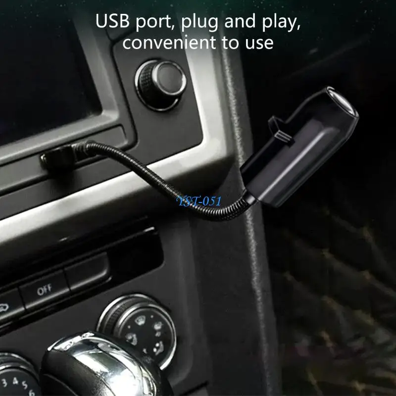 E15A 6 نمط مصباح إسقاط الهالوين USB مدعوم بزاوية قابلة للتعديل الزاوية الليلية الملمس البلاستيكي لأسعف الحفلات المنزلية