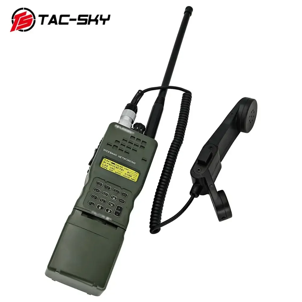 TS TAC-SKY Handlautsprechermikrofon PTT H-250 PTT 6 Pin Ptt Taktisch / Prc 148 152 152a Ptt Militär Walkie Talkie Ptt