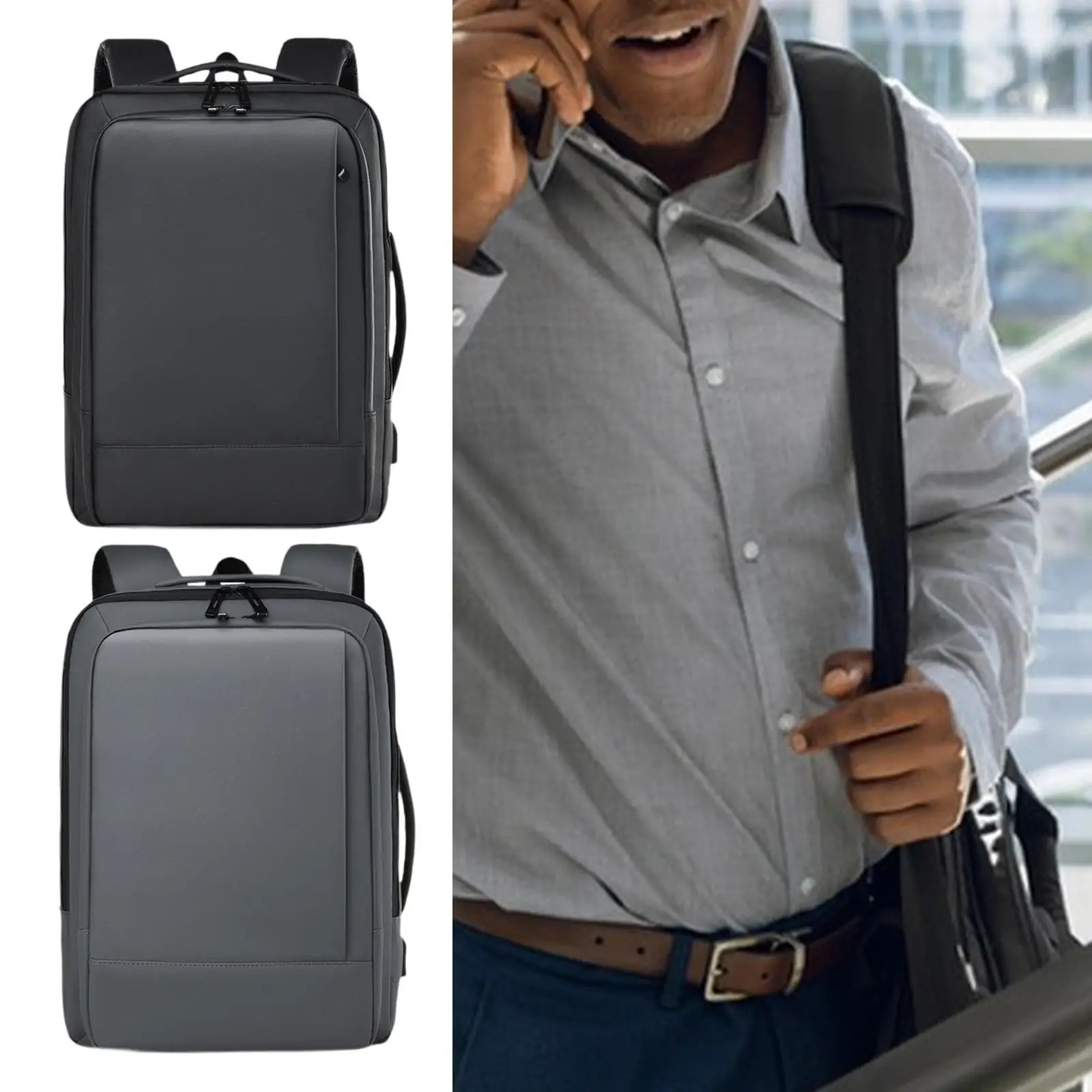 Men's Laptop Backpack Comfortable Computer Backpack for Business Cycling Outdoor
