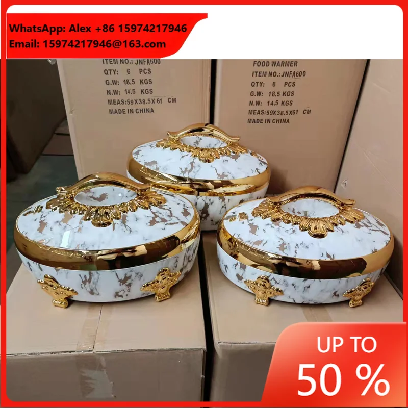 Food Warmer Hotpot Food Warmer Container Set 4L/5L/6L Lunch Box Container Casserole Carrier