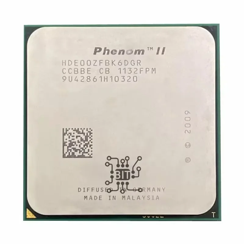 

Phenom II X6 1100T 1100 3.3 GHz Six Core CPU Processor HDE00ZFBK6DGR Socket AM3