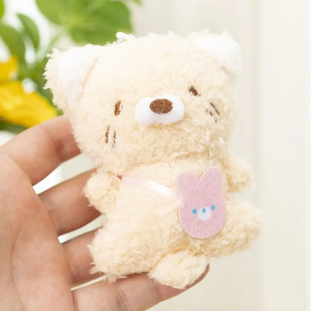 Accessorio da appendere Portachiavi di pulcino di peluche ripiene Portachiavi di peluche di pinguino animale morbido Kawaii Simpatico pinguino di peluche Ciondolo per bambola unisex