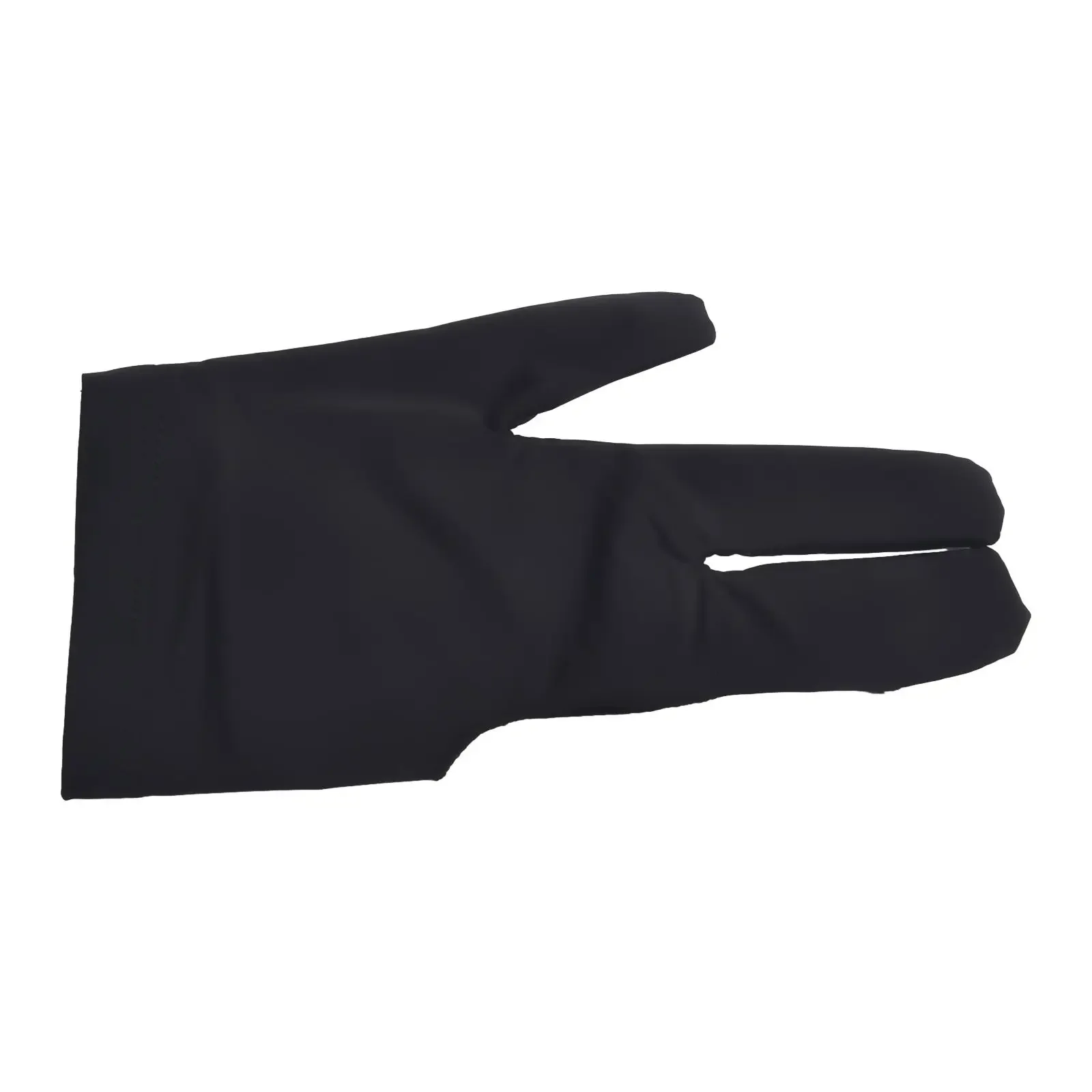 Billiards Snooker Three Finger Gloves Smooth Snooker Spandex Billiards Black Pool Three Finger Gloves New Practical