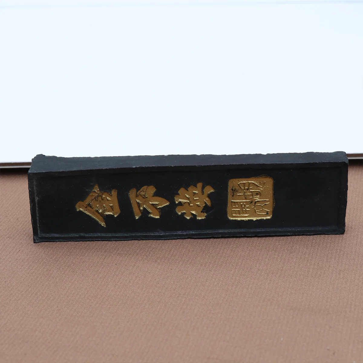 Ink Handmade Block Portable Chinese Calligraphy Stone Strip Stick Painting Office
