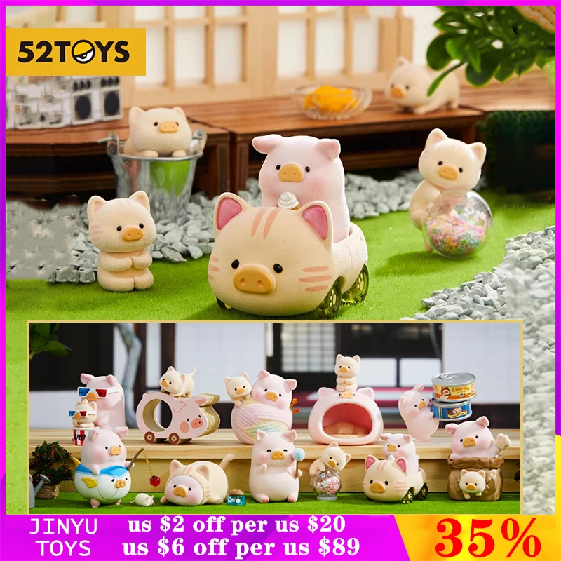 

Original 52TOYS LULU The Piggy Caturday Series Blind Box Toys Guess Bag Caja Ciega Confirm Style Cute Anime Figure Surprise Doll