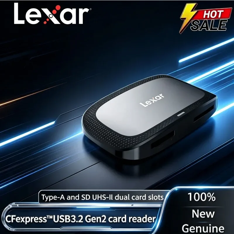 Lexar USB 3.2 Gen2 8K 10Gbps 2-in-1 Hi-Speed Type A CFexpress card reader USB Type C Interface SD Card Reader CFE Card Reader