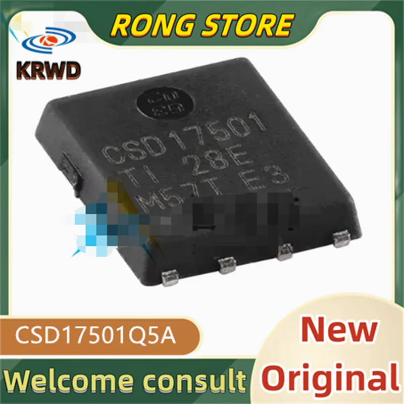 

10PCS CSD17501 New and original CSD17501Q5A CSD17501Q5 CSD17501Q 17501Q5A SON-8