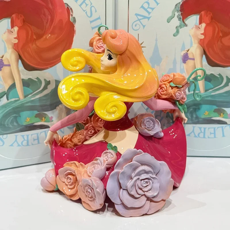 Genuine Princess Art Film Series 2 Blind Box Ariel Snow White Handmade Desktop Ornament Exquisite Birthday Gift Collection Decor
